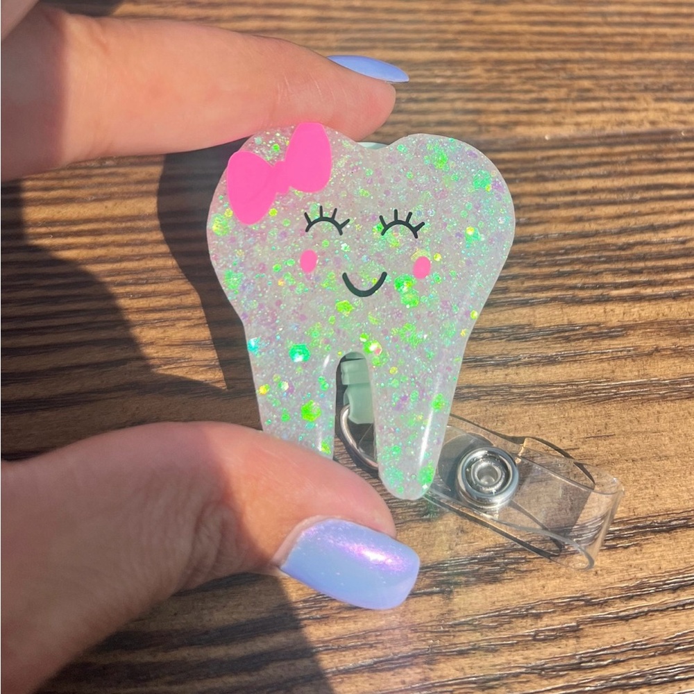 Dental Tooth Badge Reel
